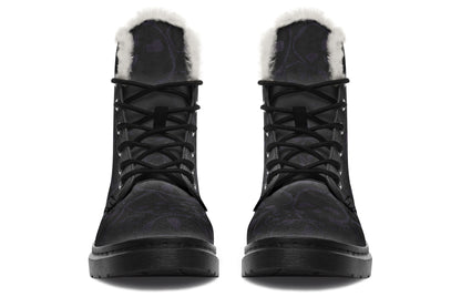 ANTIBrand – Tumbling Skulls of Darkness Fleece Lined Boots