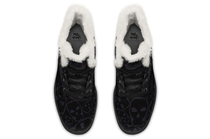 ANTIBrand – Tumbling Skulls of Darkness Fleece Lined Boots
