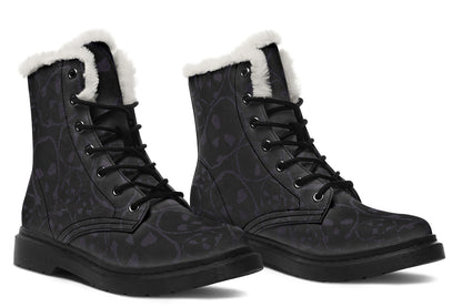 ANTIBrand – Tumbling Skulls of Darkness Fleece Lined Boots