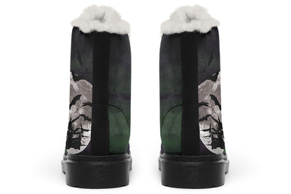 ANTIBrand Nightbloom Skies Fleece Lined Boots – Purple Moon