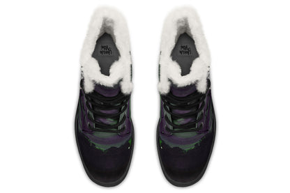 ANTIBrand Nightbloom Skies Fleece Lined Boots – Purple Moon