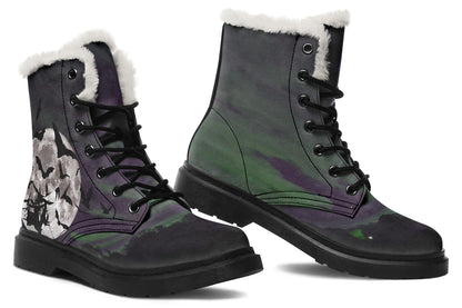 ANTIBrand Nightbloom Skies Fleece Lined Boots – Purple Moon