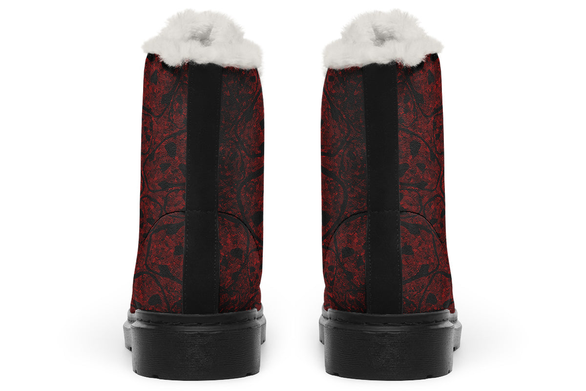 ANTIBrand Sanguine Haze Skulls Fleece Lined Boots