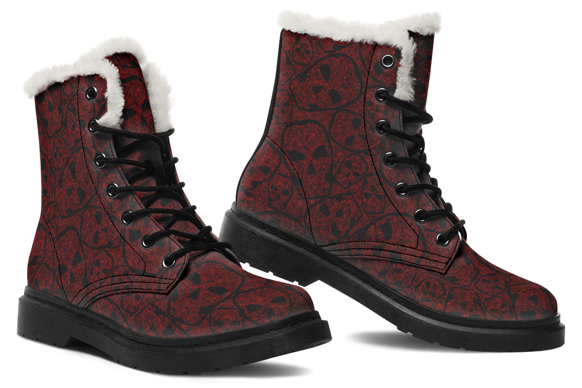 ANTIBrand Sanguine Haze Skulls Fleece Lined Boots