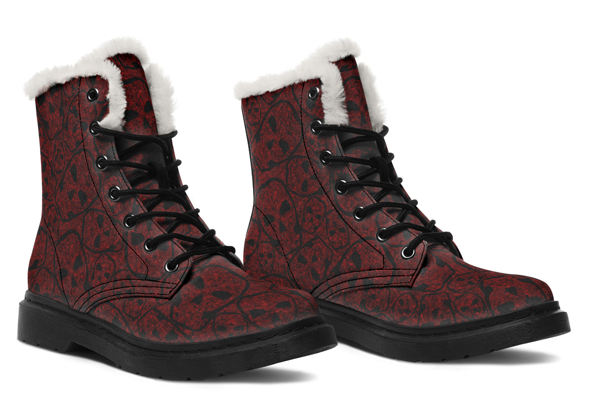 ANTIBrand Sanguine Haze Skulls Fleece Lined Boots