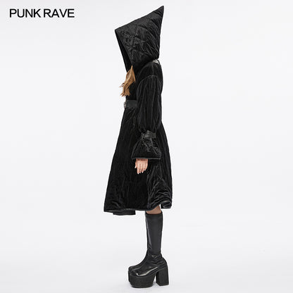 Punk Rave Flykra Hooded Coat - Kate's Clothing