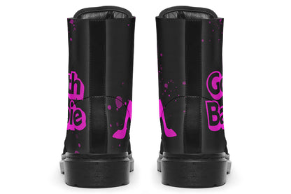 ANTIBrand Goth Barbie Boots – Black & Pink
