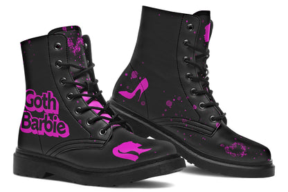 ANTIBrand Goth Barbie Boots – Black & Pink