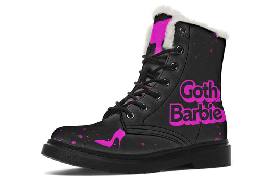ANTIBrand Goth Barbie Fleece Lined Boots