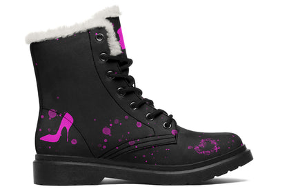 ANTIBrand Goth Barbie Fleece Lined Boots