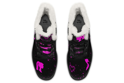 ANTIBrand Goth Barbie Fleece Lined Boots