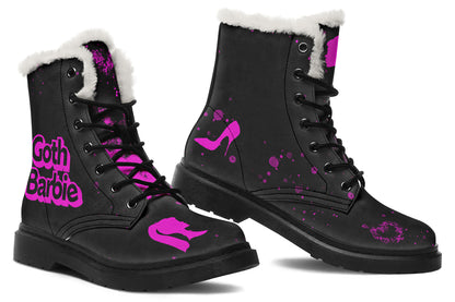 ANTIBrand Goth Barbie Fleece Lined Boots