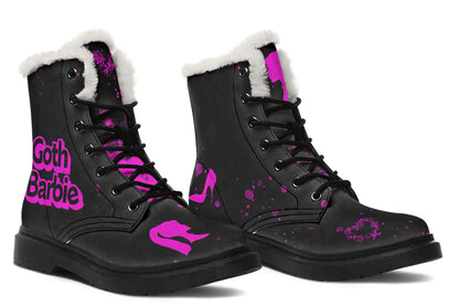 ANTIBrand Goth Barbie Fleece Lined Boots