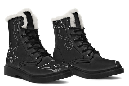 ANTIBrand Peekaboo Kitten Fleece Lined Boots