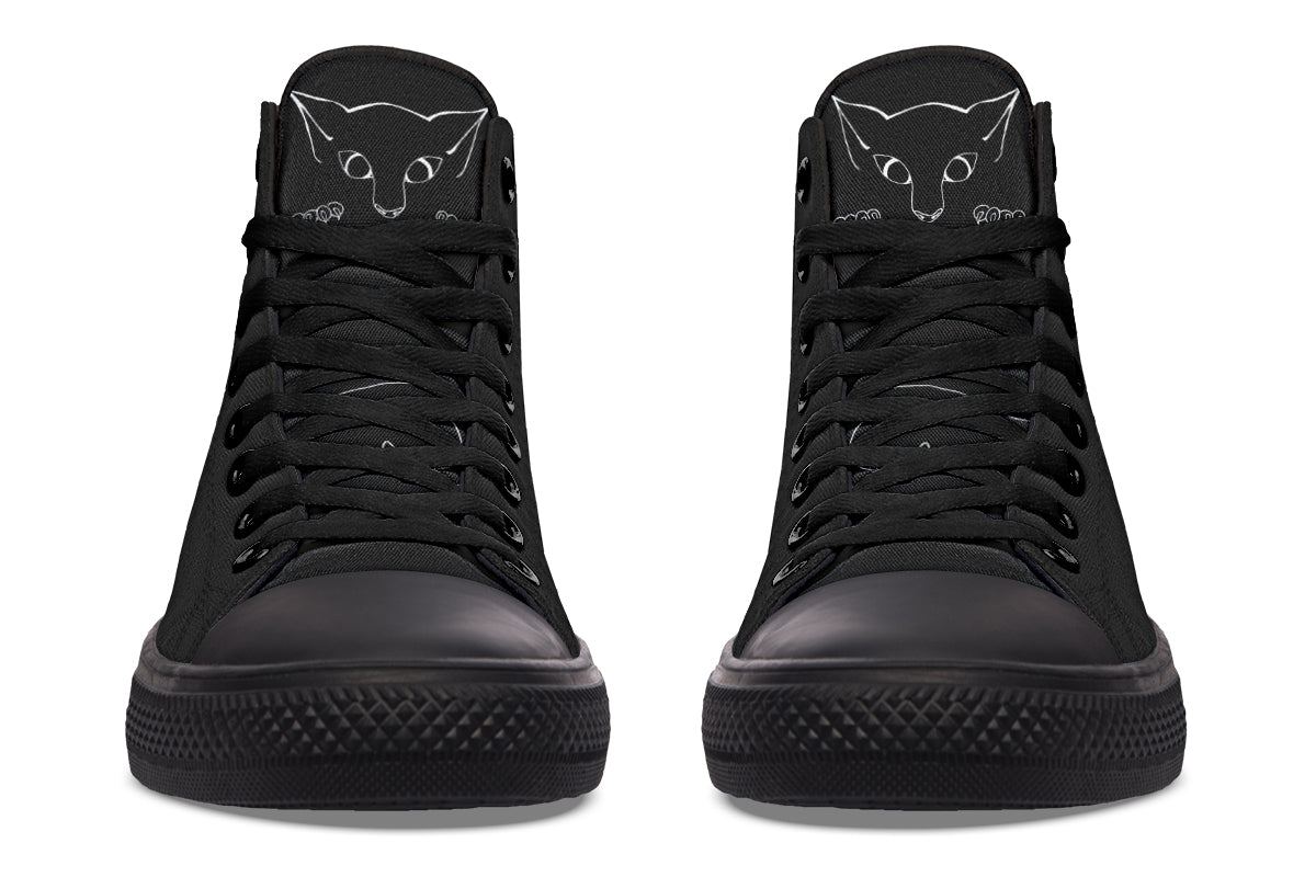 Alternative kitten high tops black sole