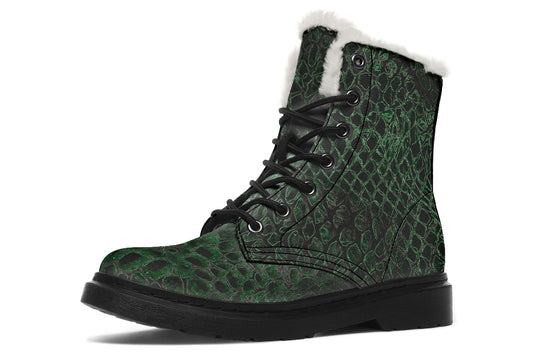 ANTIBrand Shedding Skin Dragon Skin Fleece Lined Boots