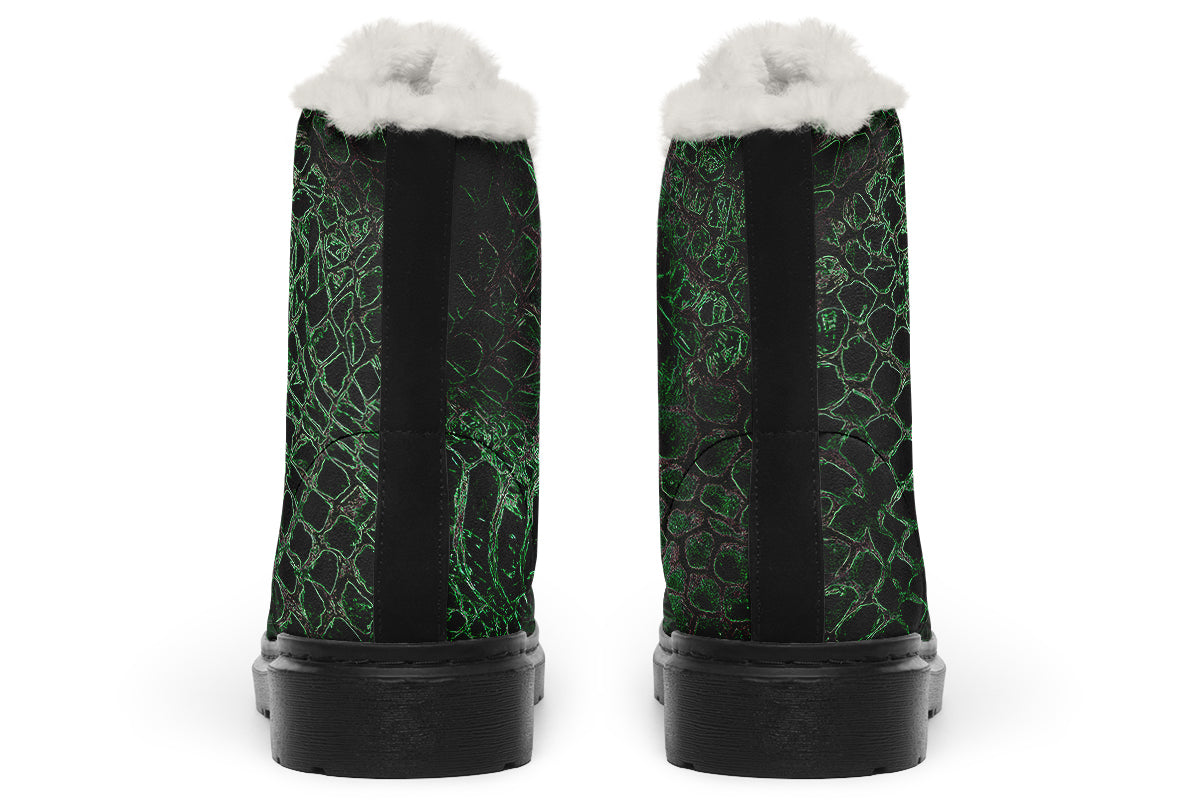 ANTIBrand Shedding Skin Dragon Skin Fleece Lined Boots