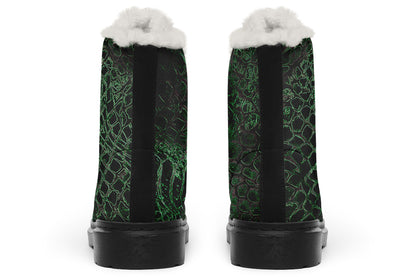 ANTIBrand Shedding Skin Dragon Skin Fleece Lined Boots