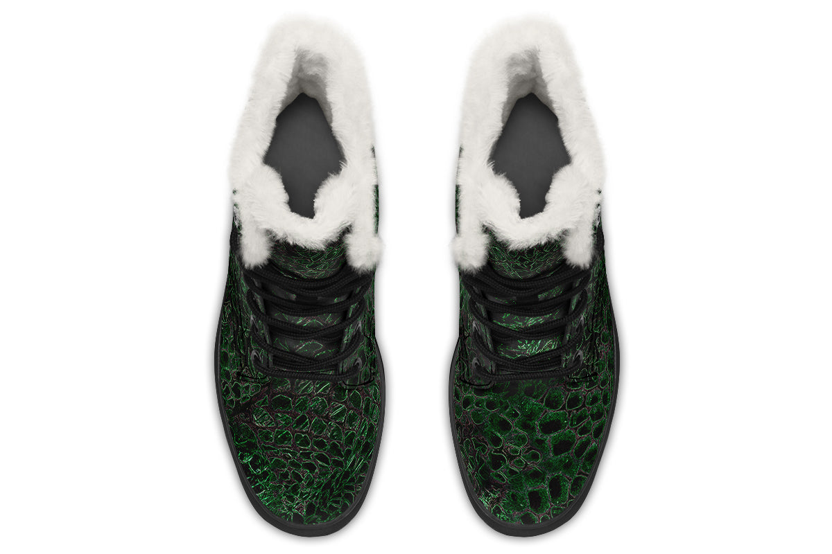 ANTIBrand Shedding Skin Dragon Skin Fleece Lined Boots