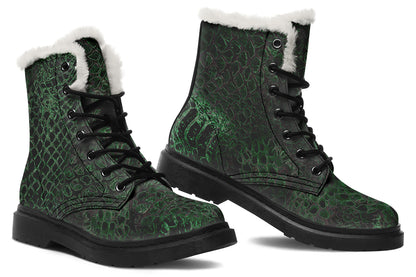 ANTIBrand Shedding Skin Dragon Skin Fleece Lined Boots