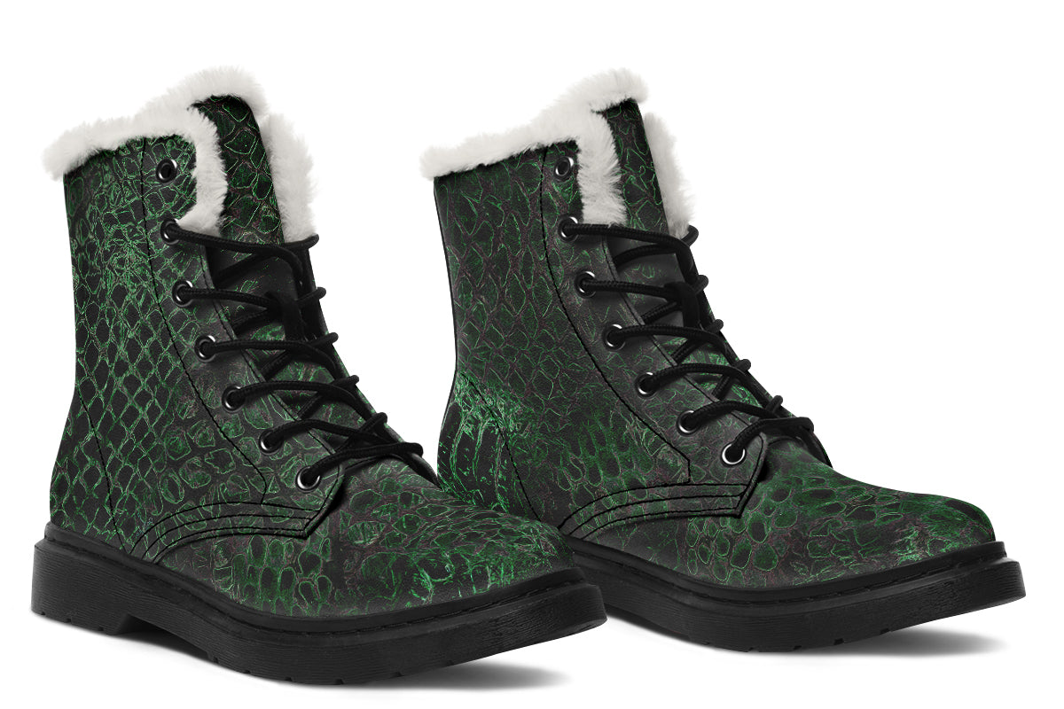 ANTIBrand Shedding Skin Dragon Skin Fleece Lined Boots