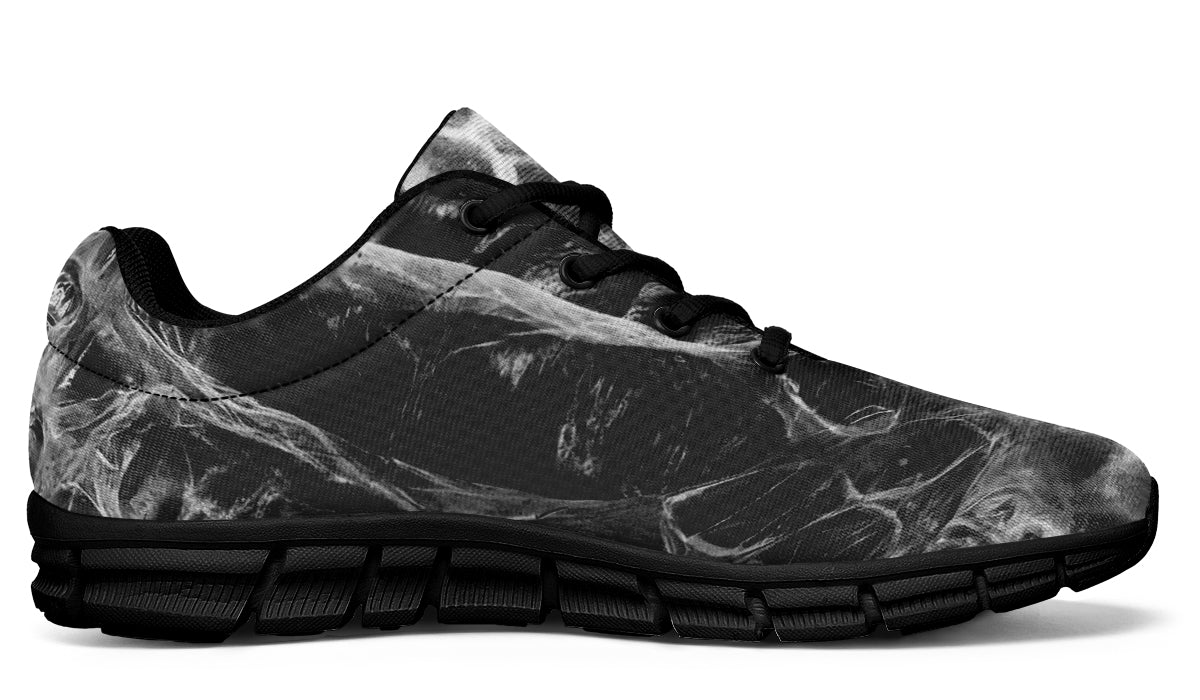 ANTIBrand Snakeskin Effect Active Trainers - Gothic Lightweight Sports Sneakers