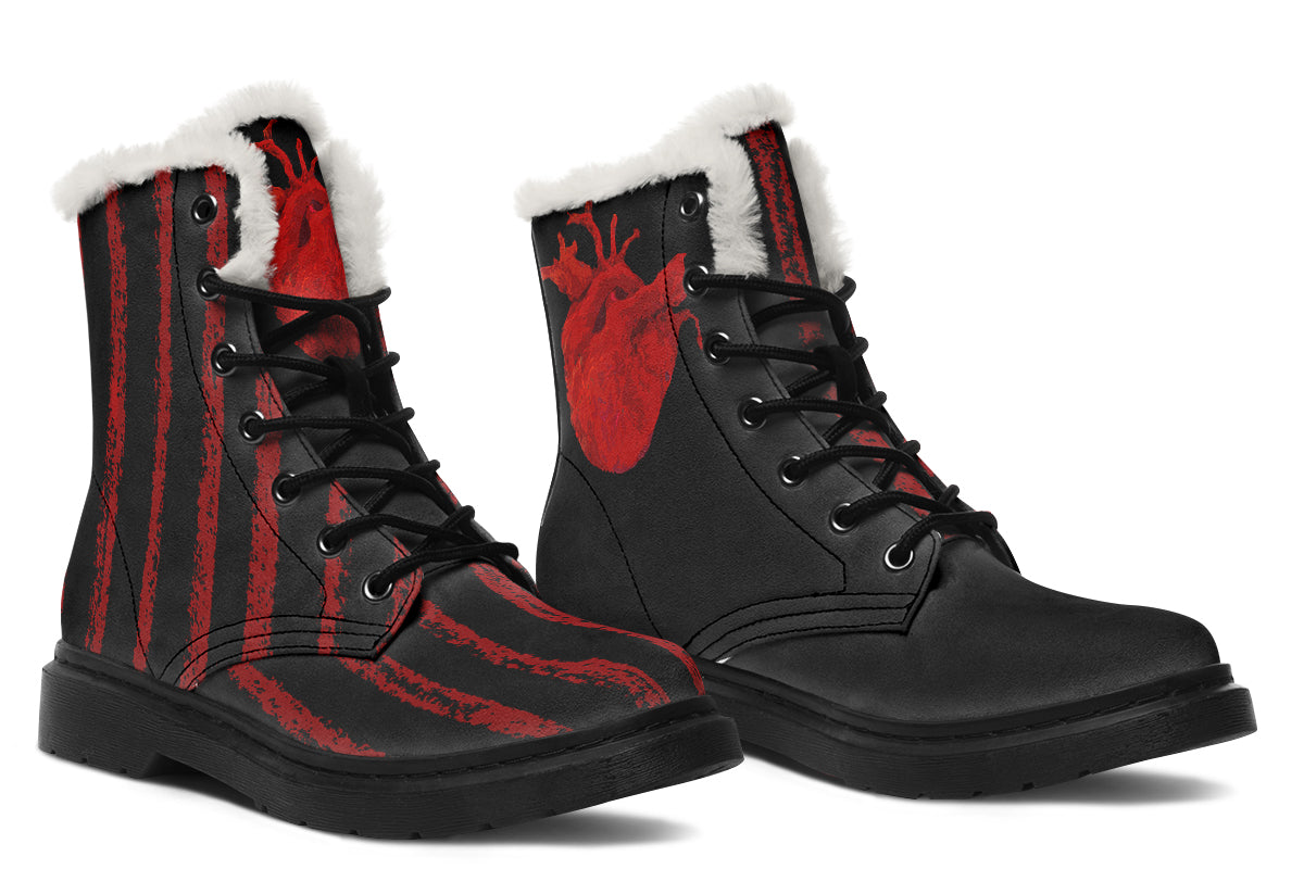 ANTIBrand Uncaged Heart Fleece Lined Boots