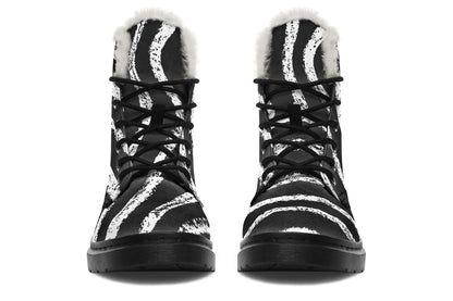 ANTIBrand White Stripes Done Right Fleece Lined Boots