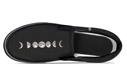ANTIBrand Gothic Attitude Moon Phases Slip-On Shoes