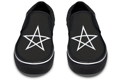 ANTIBrand Gothic Attitude Pentagram Protection Slip-On Shoes