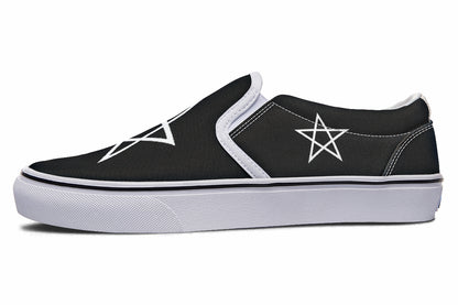 ANTIBrand Gothic Attitude Pentagram Protection Slip-On Shoes