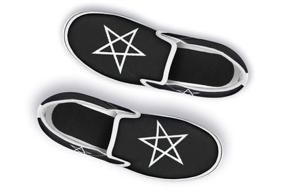 ANTIBrand Gothic Attitude Pentagram Protection Slip-On Shoes