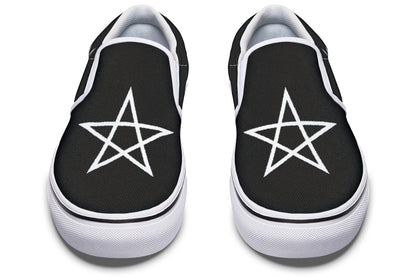 ANTIBrand Gothic Attitude Pentagram Protection Slip-On Shoes