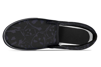 Gothic alternative skull design shoes