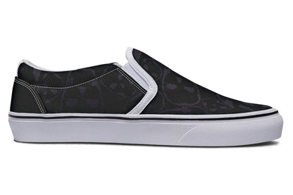 ANTIBrand Gothic Attitude The Tumbling Skulls of Darkness Slip-On Shoes