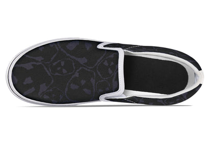 ANTIBrand Gothic Attitude The Tumbling Skulls of Darkness Slip-On Shoes