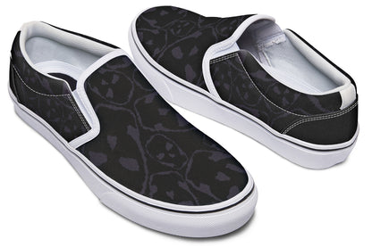 ANTIBrand Gothic Attitude The Tumbling Skulls of Darkness Slip-On Shoes