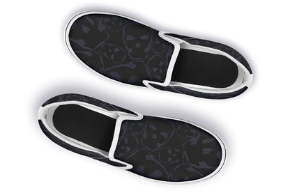 ANTIBrand Gothic Attitude The Tumbling Skulls of Darkness Slip-On Shoes