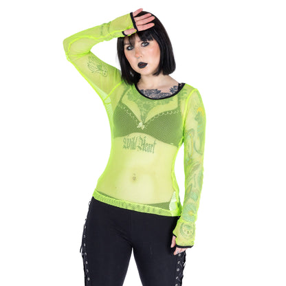 Poizen Industries Future Top - Green - Kate's Clothing