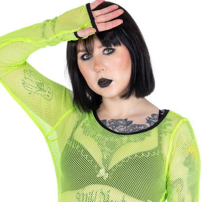 Poizen Industries Future Top - Green - Kate's Clothing