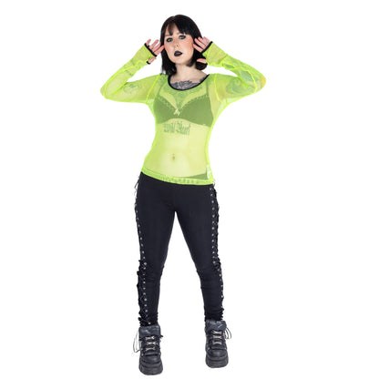 Poizen Industries Future Top - Green - Kate's Clothing