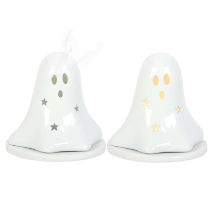 Gothic Gifts Ghost Tealight and Incense Cone Holder - Kate's Clothing