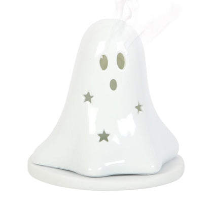 Gothic Gifts Ghost Tealight and Incense Cone Holder - Kate's Clothing