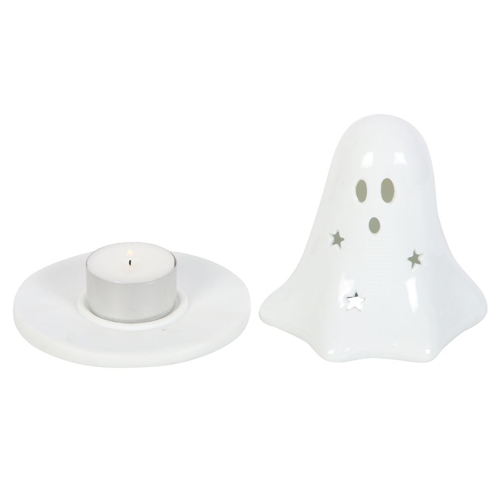 Gothic Gifts Ghost Tealight and Incense Cone Holder - Kate's Clothing
