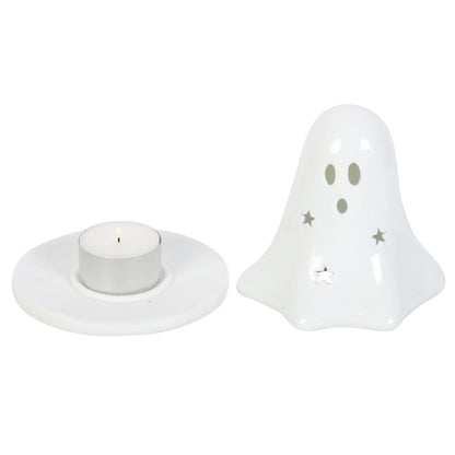 Gothic Gifts Ghost Tealight and Incense Cone Holder - Kate's Clothing