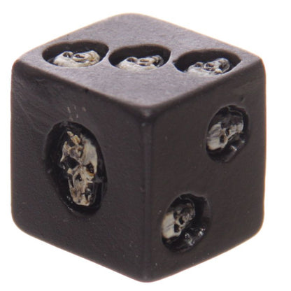 Gothic Gifts Black Skull Dice gothic flair tabletop gaming