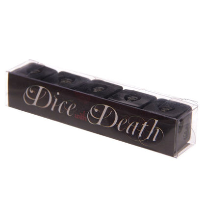 Gothic Gifts Black Skull Dice old-school gamer gothic gift