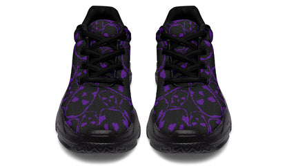 ANTIBrand The Tumbling Purple Skulls Chunky Trainers