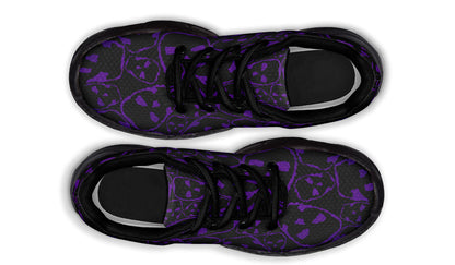 ANTIBrand The Tumbling Purple Skulls Chunky Trainers