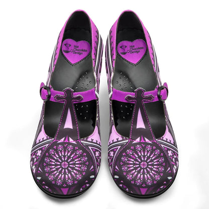 Hot Chocolate Gothic Church Mid Heels Mary Jane Pump - Kate's Clothing